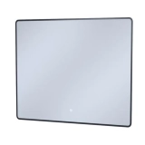 Зеркало Iddis Cloud CLX10T0i98, 100 см, LED-подсветка, сенсорный выключатель, черная окантовка &mdash; Смеситель для душа, Renior, IDDIS, RENSB00I03
