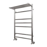 Полотенцесушитель водяной Point PN10158P П6 500x800 с полкой, хром — 