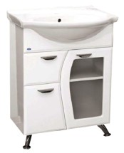 Тумба для комплекта Misty Дрея-65 (стекло) — Тумба для комплекта Misty Дрея  - 65 Тумба с 1-им ящ.(стекло) Э-Дре01065-011Я