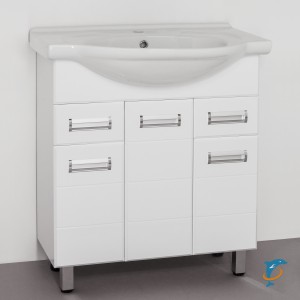 Тумба с раковиной Style Line Ирис 75  (ЛС-00000017+ЛС-00000145)