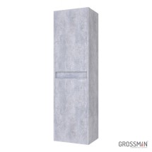 Пенал подвесной Grossman ЭДВАНС-35 см цемент светлый — 