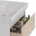 Тумба Lemark COMBI 70 см под 1 раковину, подвесная/напольная, 2 ящика, цвет фасада: Дуб кантри, цвет корпуса: Белый глянец