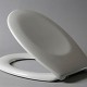 Крышка-сиденье для унитаза Балтик со стальным креплением белый  (Балтик 507415)