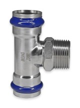 Тройник для нержавеющей трубы Millennium 28х3/4&quot;х28 НР  — 