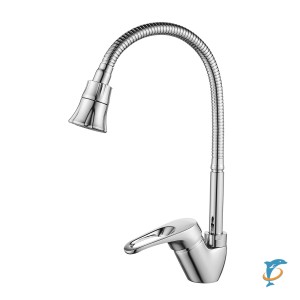 Смеситель Rossinka B35-26 для кухни с гибким изливом (B35-26)