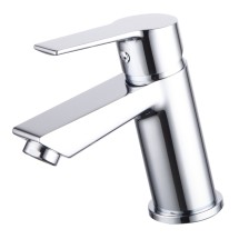 Смеситель для раковины Azario керамический картридж, без донного клапана, хром (AZ-WSA654234AJ) — 