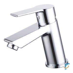 Смеситель для раковины Azario керамический картридж, без донного клапана, хром (AZ-WSA654234AJ)  (AZ-WSA654234AJ)