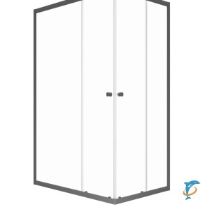 Душевая Тритон Ширма Вента-Графит 120х90 (Щ0000079313)