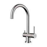 Смеситель OMOIKIRI Yamada-BN для кухни нержавеющая сталь — 