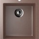 Односекционная мойка с отверстием под смеситель ULGRAN U-404 терракот  (U-404-307)