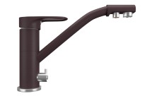 Смеситель для кухонной мойки Ulgran Quartz UQ-010 трюфель — 