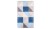 Коврик для ванной Fixsen Visa FX-5005X, серо-голубой, 50х80см