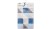 Коврик для ванной Fixsen Visa FX-5005X, серо-голубой, 50х80см
