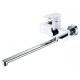 Смеситель для ванны со встроенным переключателем Хром/Белый Kaiser Atrio 60055  (60055)