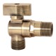 Кран угловой KAISER 1/2"х1/2" бронза  (266)