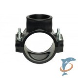 Водоотвод ПНД Политек ф110-1 1/2" &mdash; Отвод компрессионный с вн.рез. ПНД 