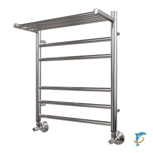 Полотенцесушитель водяной Point PN10156P П5 500x600 с полкой, хром  (PN10156P)