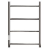 Полотенцесушитель электрический Point PN04756 П4 500x600 диммер слева, хром &mdash; 