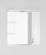 Зеркальный шкаф Style Line Олеандр-2 75/С белый