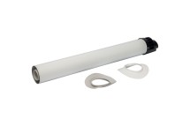 Элемент дымохода STOUT конденсационный участок для прохода через стену 854мм D60/100 м/п — 