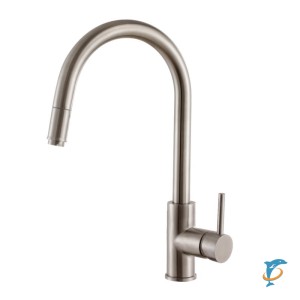 Смеситель для кухни HAIBA HB70304-5, нержавеющая сталь  (HB70304-5)