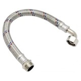 Stout Гибкая подводка для воды  НР 1 х ВР 1  угловая,  длина 800 мм — 