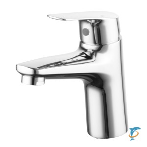 Смеситель для раковины Azario без донного клапана, керамический картридж, хром (AZ-HU245898)  (AZ-HU245898)