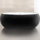 Акриловая ванна BelBagno BB18-NERO/BIA  (BB18-NERO/BIA)