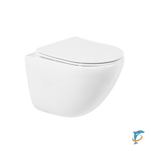 AMANDA Унитаз подвесной безободковый с креплением BB051CHR  (BB051CHR)