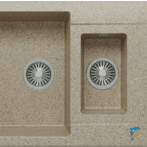 Мойка кухонная Polygran BRIG-770 Песочный (621435)