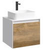 Тумба для комплекта Aqwella 5 Stars Mobi 60 подвесная, белый, дуб балтийский Тумба для комплекта Aqwella 5 Stars Mobi 60 подвесная, белый, дуб балтийский —