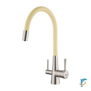 Смеситель Lemark Comfort LM3075BN-Beige для кухни с подключением к фильтру с питьевой водой (LM3075BN-Beige)