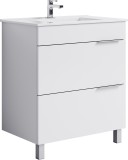 Тумба с раковиной Aqwella Brig 75 напольная, 2 ящика — 