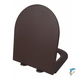 Крышка-сиденье для унитаза ESBANO AZALEA/CLAVEL кофе матовый  (ZAESUPAZALCLAVKM0660)