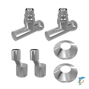 Комплект подключения Lemark LM03412R с круглыми вентилями  (LM03412R)