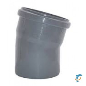 Отвод канализационный Ф110-15* (Политек)  (100115)