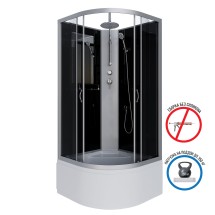 Душевая кабина Niagara NG-2508-14BKT (900х900х2100-2400) — 