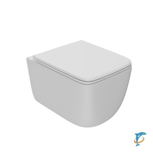 Унитаз подвесной Point Меркурий безободковый, белый мат сиденье дюропласт микролифт б-съем PN41831WM (PN41831WM)