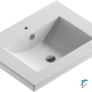 Раковина мебельная Sanita Luxe Quadro 60  (Misty_QDR60SLWB01)