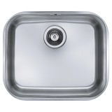 Мойка кухонная Alveus Variant 10 SAT 480х400х250 слив вдоль длинной стороны, нержавеющая сталь, с сифоном — 