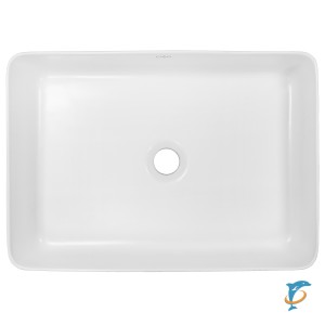 Раковина-чаша Creo Ceramique 500х350х120 накладная, прямоугольная, керамика, белый матовый (PU3500MRMWH)  (PU3500MRMWH)