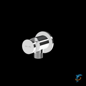 F0602100 Шланговое подсоединение с держателем, хром, шт.  (F0602100)