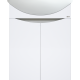 Тумба с раковиной Misty Смайл 50 напольная белая  (Э-Сма01050-031Пр + 1.WH50.1.701)