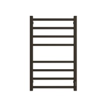 Электрический полотенцесушитель STOUT FORTE quadro 80х50 , черный матовый — 