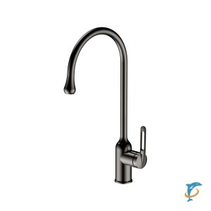 Смеситель для кухни HAIBA HB71825-3 нержавеющая сталь, оружейная сталь  (HB71825-3)