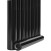 Стальной трубчатый радиатор STOUT TUBE ROUND 8 секций боковое подключение R40 1-1750-8 RAL9005, STR40117508RAL9005