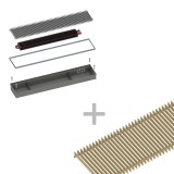 Конвектор ITTL.110.280.1600 с решеткой SGL.1600.280 brown — 