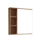 Шкаф-зеркало Grossman &quot;ФОРТА-70 см&quot; универсальное дуб галифакс — 