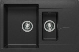 Мойка кухонная Polygran BRIG-770 Чёрный — 