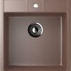 Односекционная мойка с отверстием под смеситель ULGRAN U-406 терракот  (U-406-307)